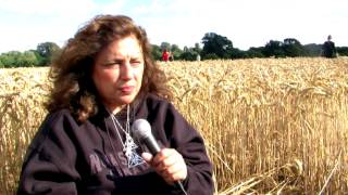 Patricia Cori interview inside Crop Circle 2010 Experiences with crop circles and ETs [upl. by Gillespie]