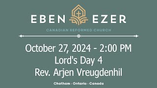 Ebenezer Canadian Reformed Church Stream [upl. by Gautier]