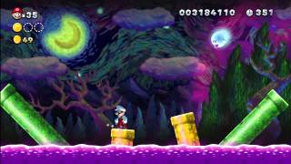 Soda Jungle4 Painted Swampland New Super Mario Bros Wii U [upl. by Narod]