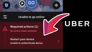 Uber Driver App Not Working  quotUnable to authenticate devicequot [upl. by Lisandra30]