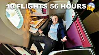 56 Hours Around The World in Business Class [upl. by Yolande607]