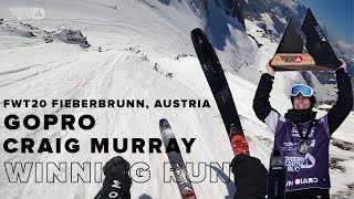 FWT20 Fieberbrunn Austria  Craig Murray GoPro Winning Run [upl. by Novyad]