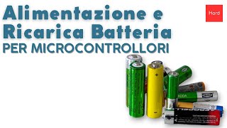 Progetto alimentazione e ricarica batteria per microcontrollori [upl. by Ainoek728]