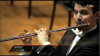 JS Bach Sarabande for solo flute by Julien Beaudiment live at Seoul Art Center [upl. by Ninehc]