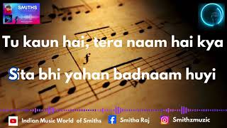 Kuch To Log Kahenge HQ Karaoke Kishore Kumar RD Burman SmithsKaraoke [upl. by Gracie]