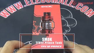 SMOK TFV12 Prince Sub Ohm tank unbox and review  what a beautiful cloud machine [upl. by Lardner]