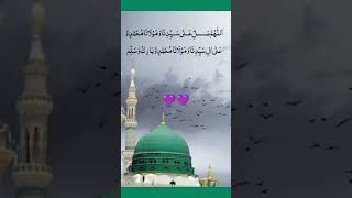 Allah Ummah Salle ala wamolana Muhammad💟💟 durood Shareef islamicstatus shortvideo viralvideo [upl. by Jedthus]