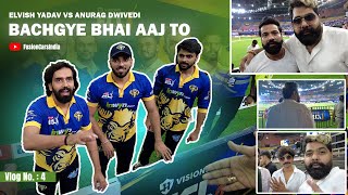 Bachgye bhai aaj to🫡 Elvish Yadav vs Anurag Dwivedi 🏆 vlog4 TheSocialFactory AnuragDwivedi [upl. by Alihet]