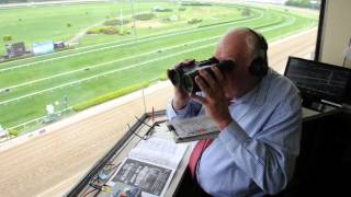 Belmont Announcer Tom Durkin [upl. by Hebe]