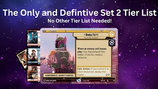 Revisiting Set 2 Tier List After First Planetary Qualifier Weekend Star Wars Unlimited [upl. by Sabec978]