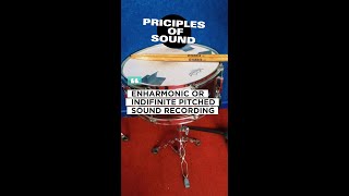 ENHARMONIC OR INDIFINITE PITCHED SOUND RECORDING [upl. by Aeriel127]