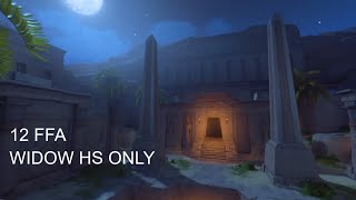 Overwatch Widow HSs Only  50 Kills to Win  Necropolis [upl. by Nerdna]