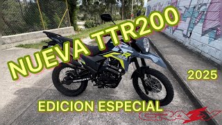 Nueva AKT TTR 200 Edición especial 2025 [upl. by Ruyam]