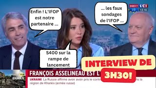 Interview intégrale dAsselineau sur LCI de 3h30 avec la PLS sur Damien Fleurot le 18 mai 2024 [upl. by Malin]