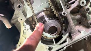 Seat leon 12 tsi cjz engine timing belt replacment [upl. by Eiliah]