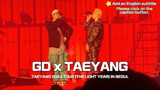 드디어 GD 등장 함성소리 가득했던 태양콘서트👍 [upl. by Ddene]