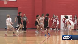 Pinkerton boys basketball beats Bedford [upl. by Aivatal]