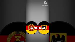 quotEast Germany VS West Germany Alliesquot Cold War countryballs short edit coldwar [upl. by Anu]