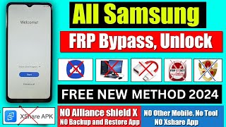 All Samsung Galaxy Frp Bypass without pc 2024  New Method [upl. by Moyers]