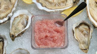 Mignonette recipe French shallot vinaigrette for oysters [upl. by Nova]