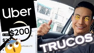 ✅️ Gana más dinero en UBER  TRUCOS para generar más dinero🤑 [upl. by Alanson]