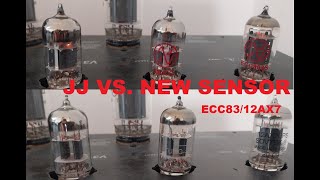 Tube Sound Comparison  JJ VS NEW SENSOR SovtekTungsolEXH [upl. by Idette]