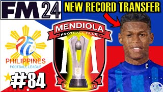 THE FINAL LEAGUE TROPHY LIFT  NEW RECORD SIGNING  Mendiola FC 84  Football Manager 2024 [upl. by Sean]