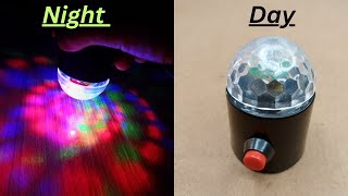 Make Your Own DIY Disco Light at Home Easy Tutorial  Diy Lighting project [upl. by Purvis531]