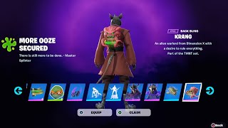 How To Collect ALL 6 TMNT Blueprints in Fortnite Unlocked Krang Back Bling [upl. by Incrocci]