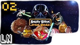 Lets Play Angry Birds Star Wars 02  Han Solobird shoots first [upl. by Macri]