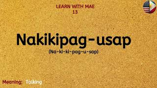 PART 66 25 Common Tagalog words  Learn Tagalog with Mae ENGLISH  TAGALOG VOCABULARY [upl. by Victorie]