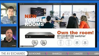 Simplified PC and Laptop Switching with TOGGLE ROOMS  AV Exchange Hosted Joe Dunbar from STARIN [upl. by Eaneg637]