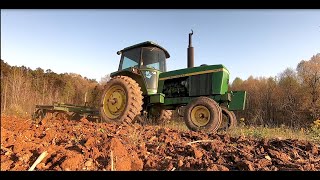 Spring Tillage 2022 John Deere 4430 on The Chisel Plow [upl. by Ahern111]