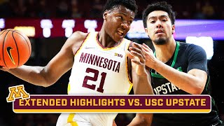 USC Upstate at Minnesota  Extended Highlights  Big Ten Mens Basketball  Nov 18 2023 [upl. by Neda]