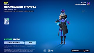 NEW HEARTBREAK SHUFFLE EMOTE Fortnite Item Shop Right Now March 11th 2024 [upl. by Harvard]