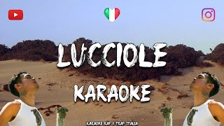 BLANCO  Lucciole Karaoke  Instrumental [upl. by Mcmurry409]