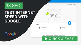 How to Test Your Internet Speed on Google [upl. by Earehs993]