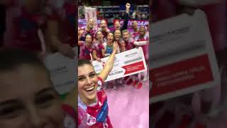 🏐🏆🇮🇹 ROAD TO BOLOGNA COPPA ITALIA FINALS  Shorts Lega Volley Femminile [upl. by Nahshu529]