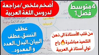 أروع ملخص في اللغة العربية يبحث عنه تلاميذ 4متوسط فصل1🔥بأسهل شرح ممكن،إعراب،فهم،اسئلة مكررة و اجابته [upl. by Ydnys928]