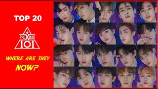 Where are X1 and top 20 Produce X 101 now [upl. by Ostraw]