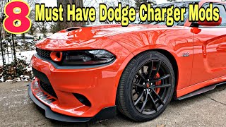 8 MUST HAVE MODS FOR THE DODGE CHARGER [upl. by Refinej]