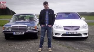 Mercedes 450 SEL vs Mercedes S350 CDI  Auto Express [upl. by Sande]