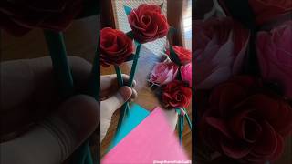 Rose📜🌹Rose pinterest artandcraft craftidea Craft asthetic shorts Love papercraft diycrafts [upl. by Leimad]