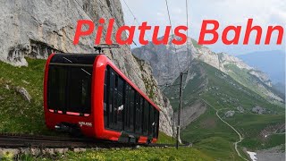 The Pilatus bahn is SO steep  Pilatus bahn  Steepest Cogwheel Railway  Switzerland [upl. by Tersina]