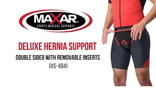 ITAMED Deluxe Hernia Support  Double Sided with Removable Inserts HS484 [upl. by Asil]