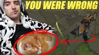 YOU WERE WRONG MY CAT DID NOT CARRY WITH MASTER YI  COWSEP [upl. by Theressa699]