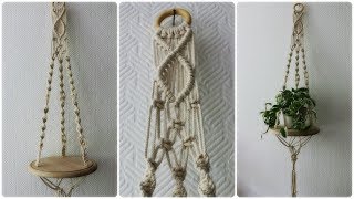 Makramee Blumenampel 5  DIY  Macrame Plant Hanger eng sub [upl. by Masson967]