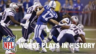 Top 10 Worst Plays of All Time  NFL [upl. by Lubbi]