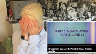 Bridgerton season 3 part 2 trailer reaction [upl. by Ardnatal]