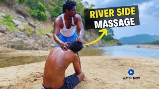 🔱Hogenakkal ASMR 🌊River Side🤝 Massage💆‍♂️  360 😂Massaging  Natural🍃 Sounds🔇 trending massage [upl. by Matias]